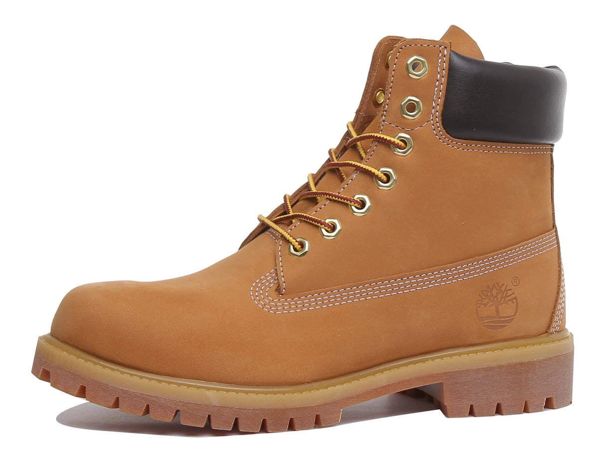 Timberland 6 Inch Ankle Boots In Wheat For Men Solid Step