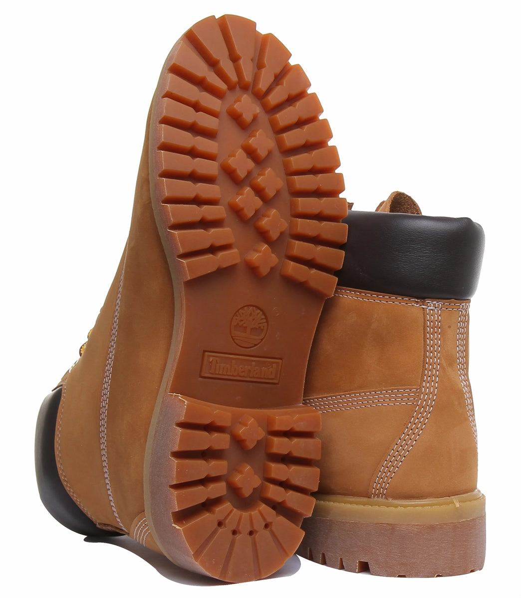 Timberland 6 Inch Ankle Boots In Wheat For Men Solid Step