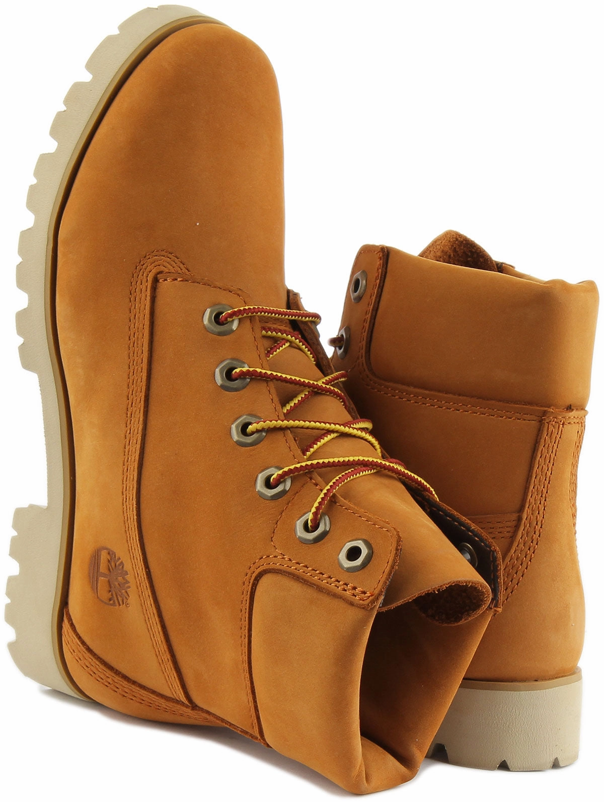 Timberland 6 inch Lace up Boot In Wheat For Women Adventure Support Gear