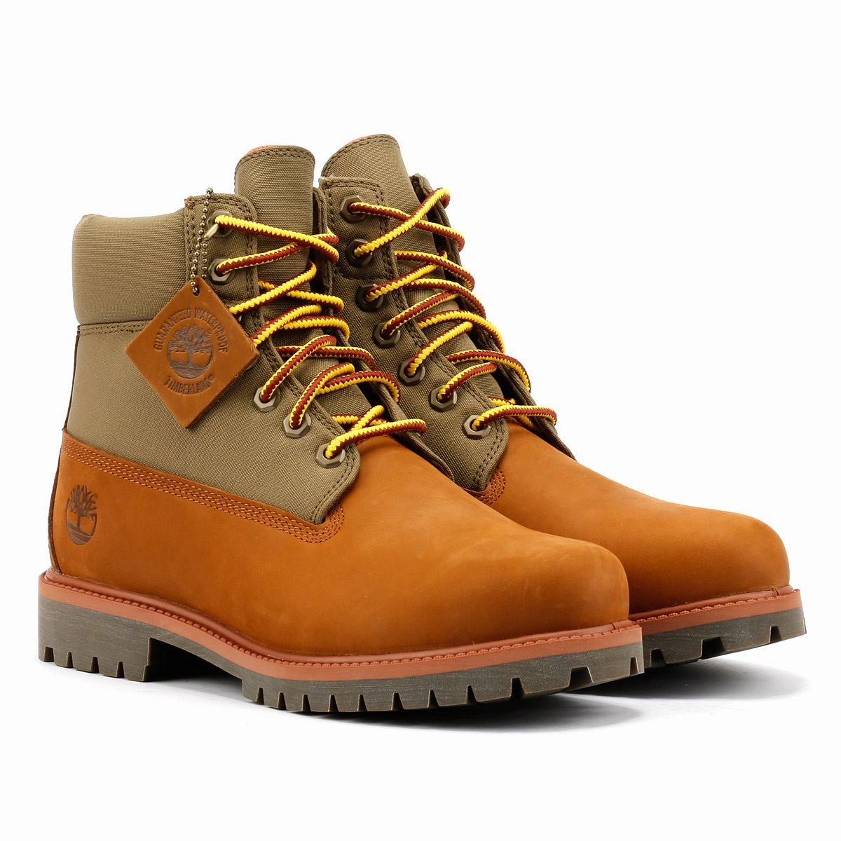 Oil-Resistant Slip-On Style Timberland 6 Inch Premium Workwear II Men's Medium Brown Boots