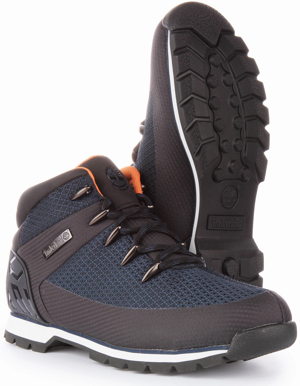 Timberland A1Qka Euro Sprint Mid Hiker In Navy Toe Protection