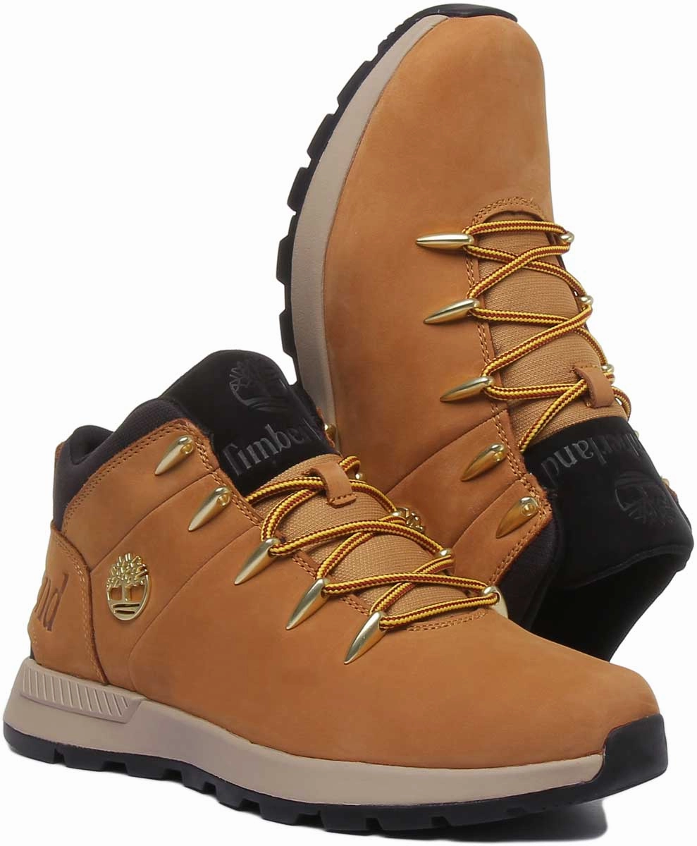 Timberland A1Xvq Sprint Trekker Mid Lace Up Boot In Wheat For Men Synthetic