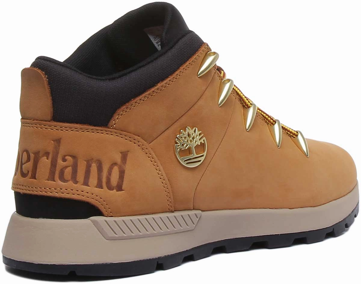 Timberland A1Xvq Sprint Trekker Mid Lace Up Boot In Wheat For Men Synthetic
