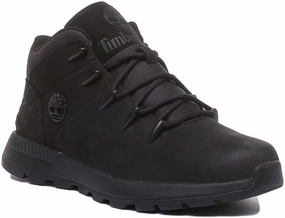 Timberland A1Yn5 Sprint Trekker Mid Boot In Black For Men Compact Form