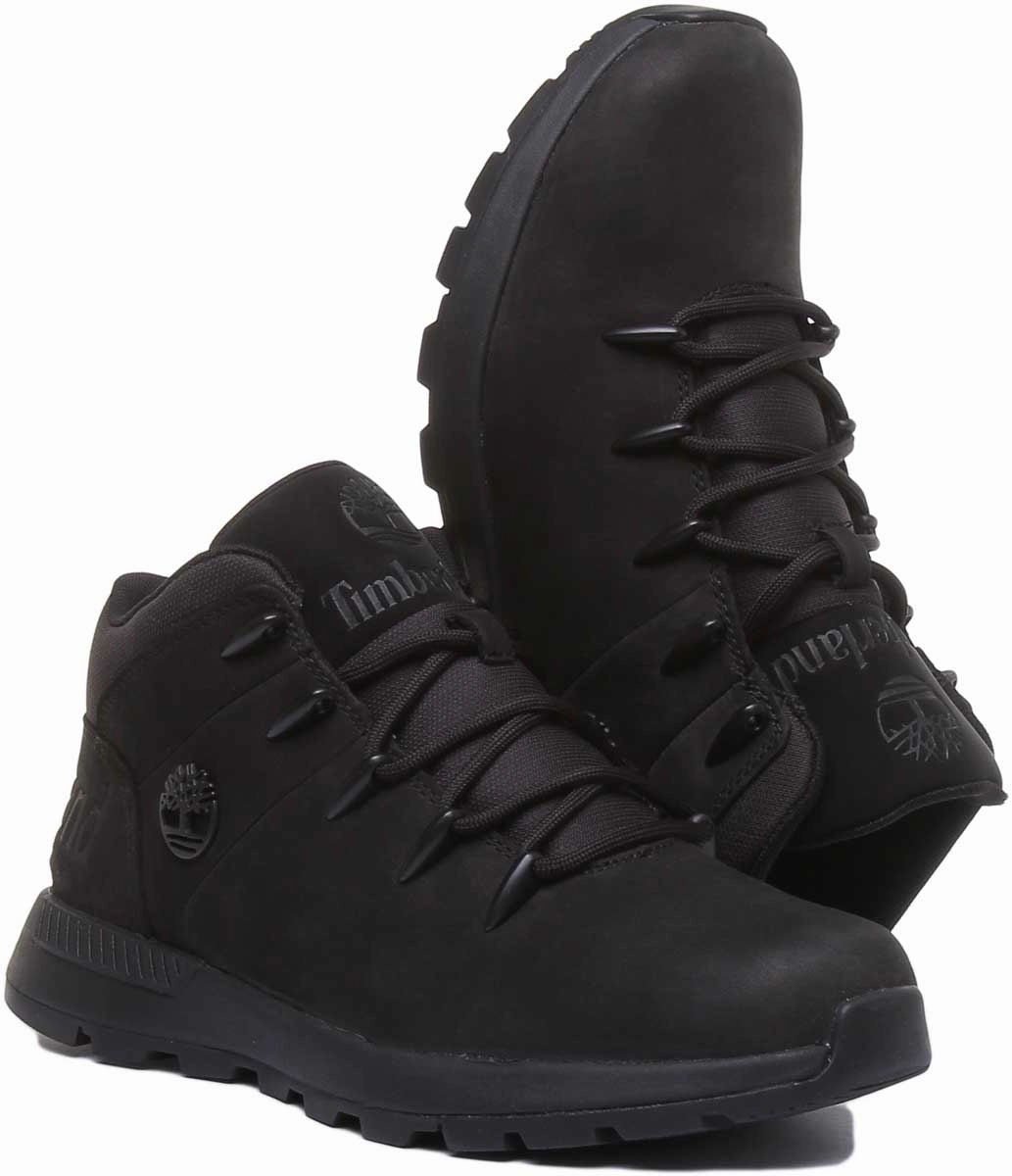 Timberland A1Yn5 Sprint Trekker Mid Boot In Black For Men Superior Comfort
