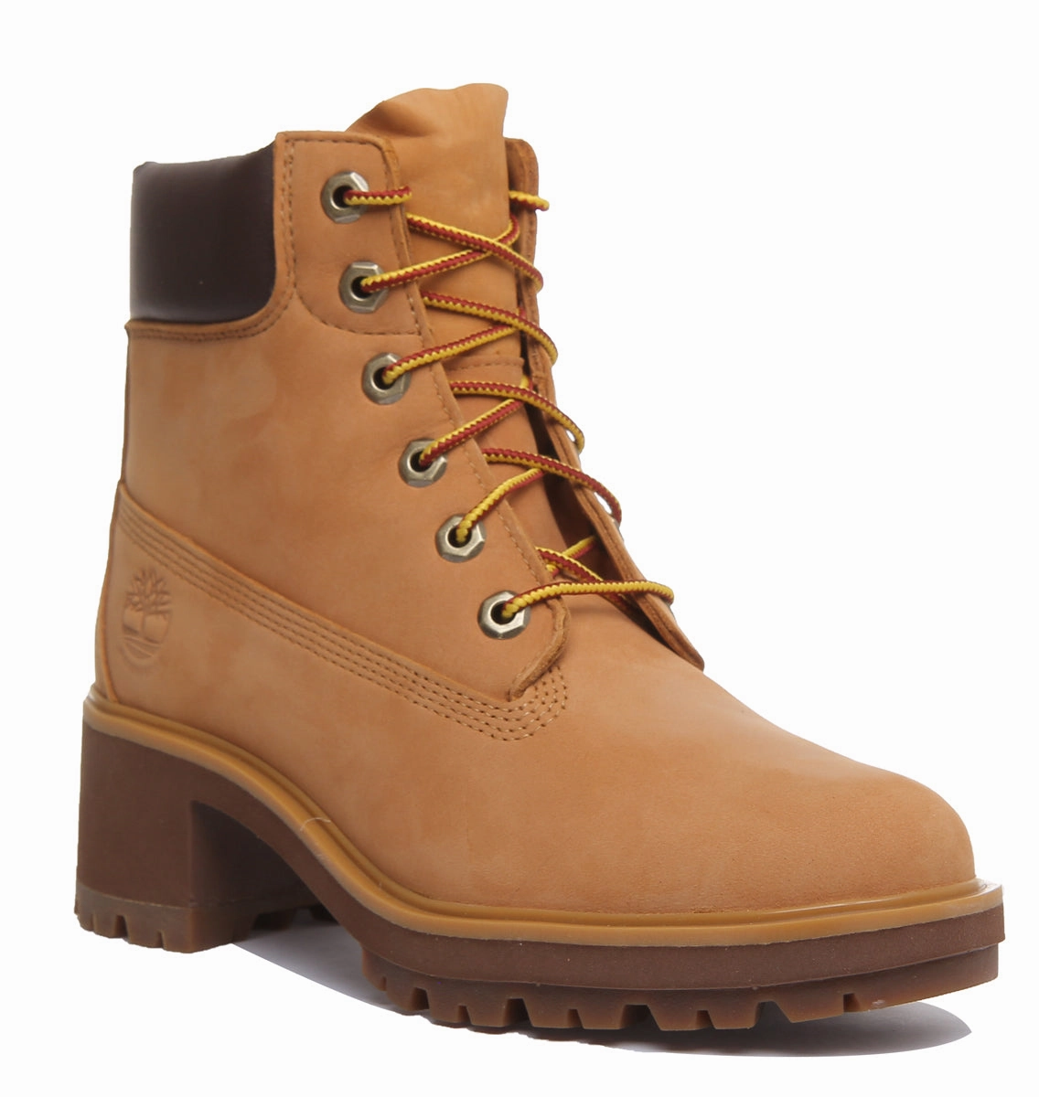 Timberland A25Bs Kinsley Heeled Boot In Wheat For Women Campsite Ready Trail Fit