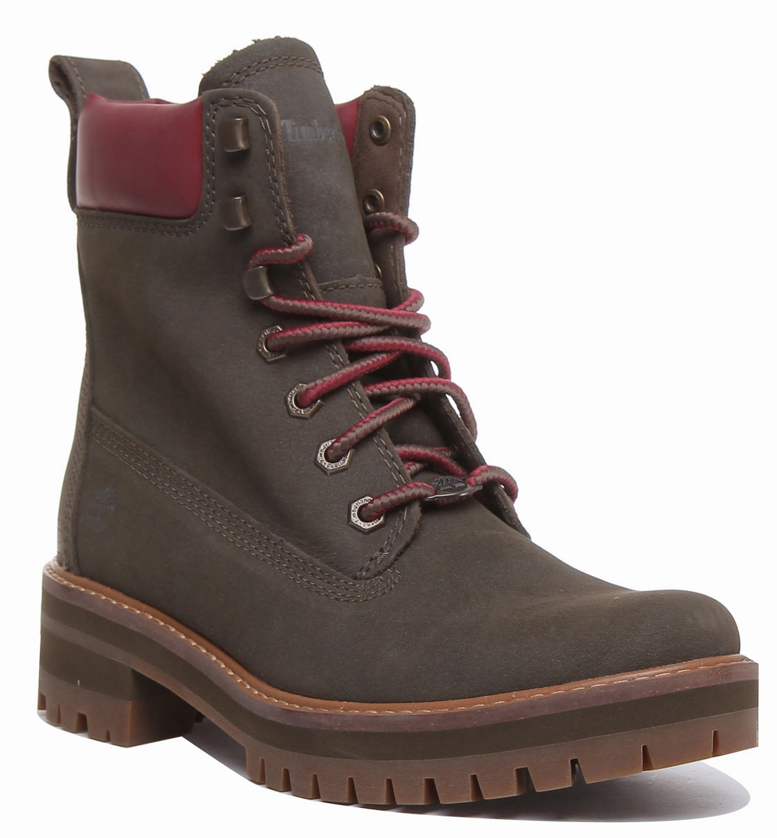 Timberland A2Dtd Courmayeur Valley Boots In Olive For Women Solid Foundation Trail Performance Fit