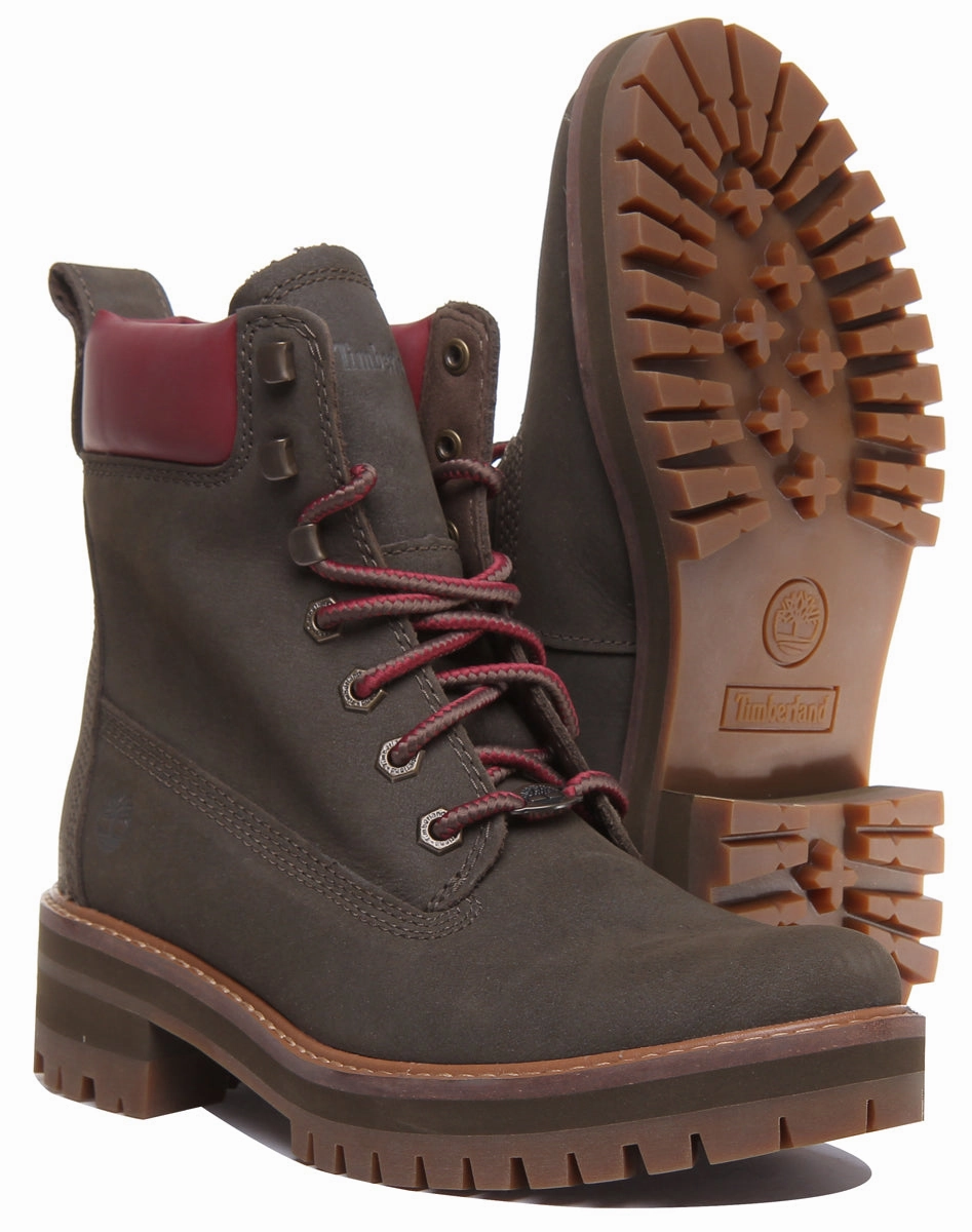 Timberland A2Dtd Courmayeur Valley Boots In Olive For Women Hard Ground