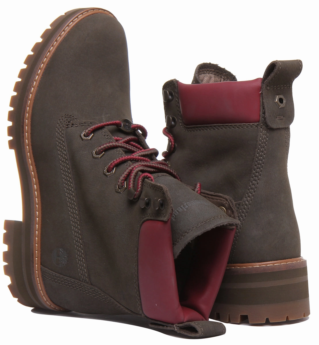 Timberland A2Dtd Courmayeur Valley Boots In Olive For Women Hard Ground