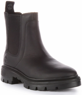Rain Ready Timberland A5Nd7 Chelsea Boots In Black For Women