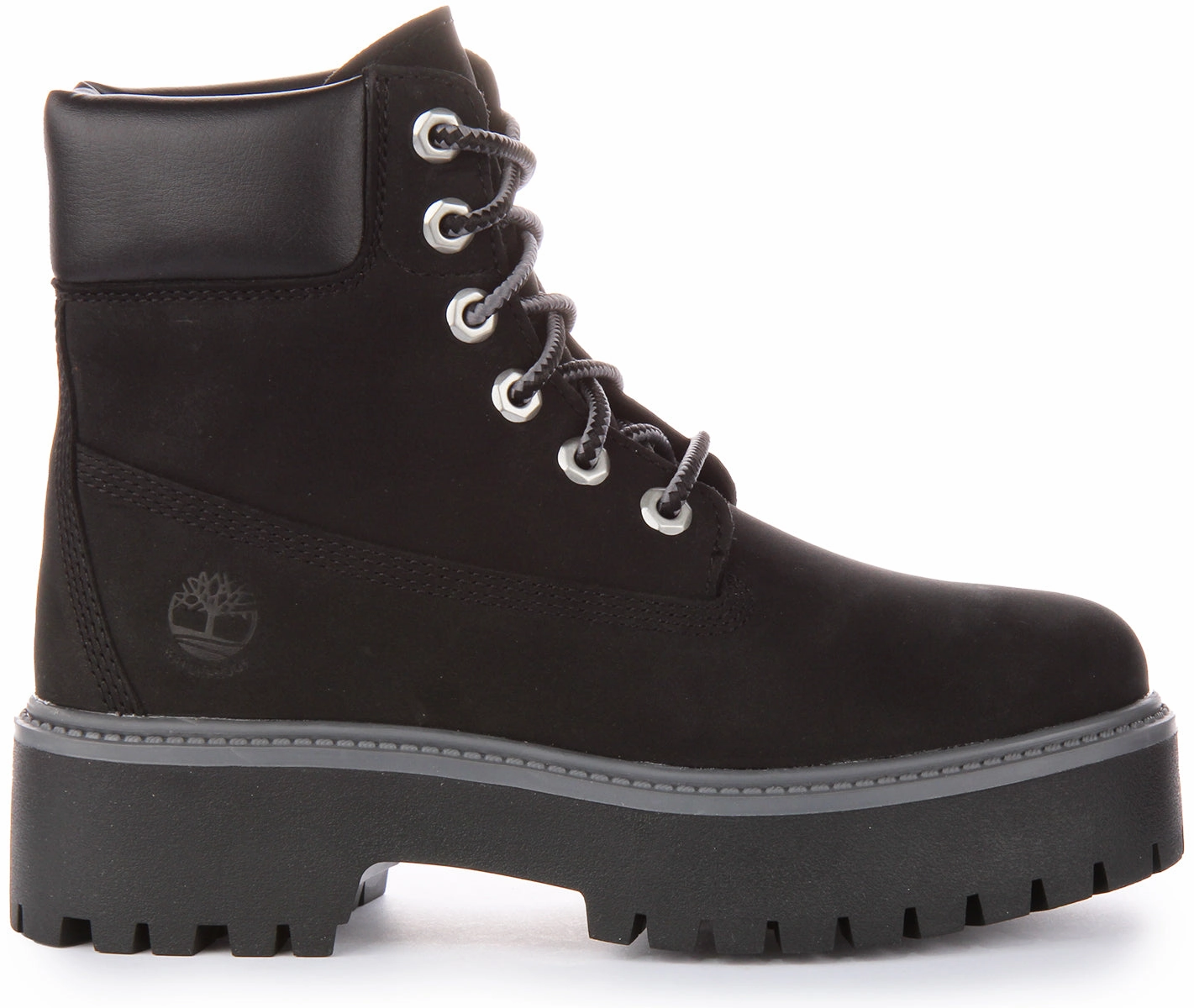 Timberland A5Rh5 6 inch Platforms In Black For Women Mountain Flex