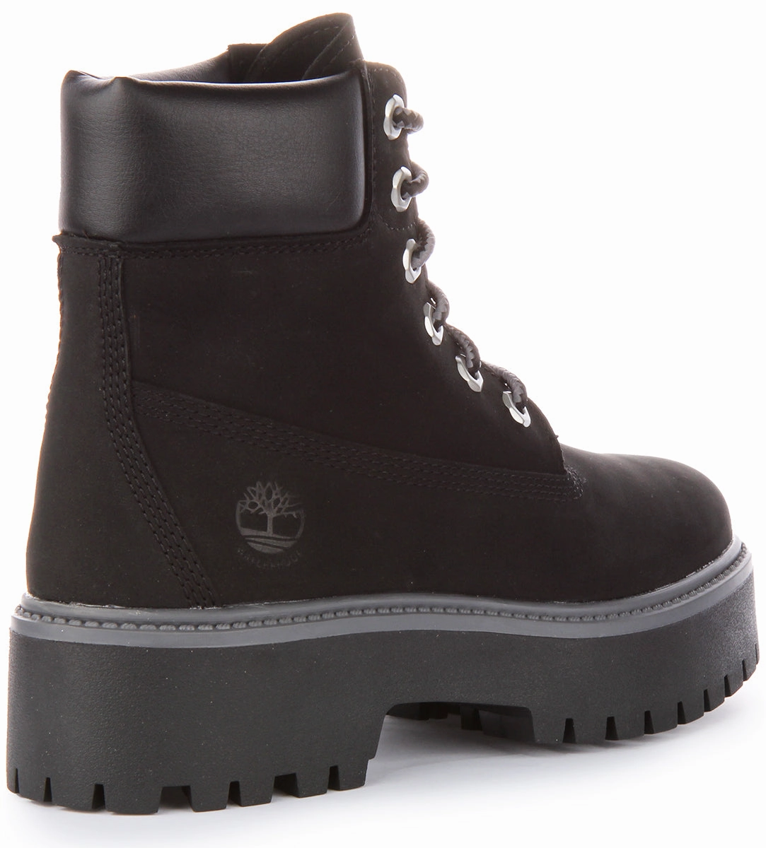 Timberland A5Rh5 6 inch Platforms In Black For Women Mountain Flex
