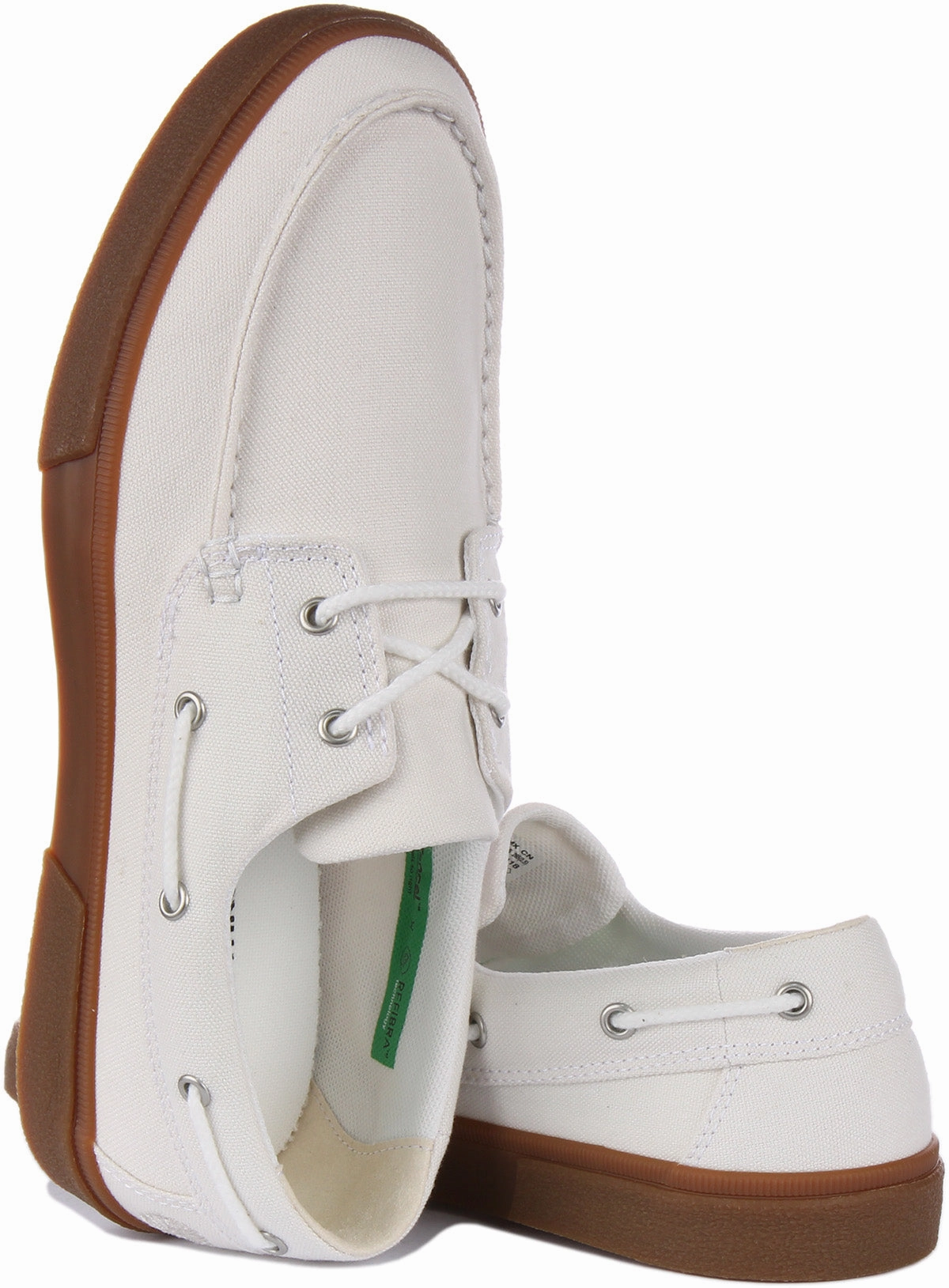 Timberland A5Zdn Union Wharf Boat Shoes In White For Men Pure Sprint