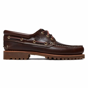 On The Move Comfy Comfort Timberland Authentic Boat Shoes - Brown