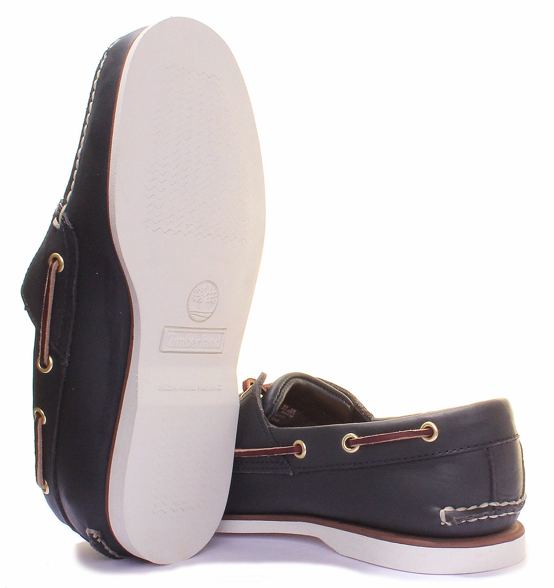 Timberland Classic Boat Shoe In Navy White For Men Stylish Design