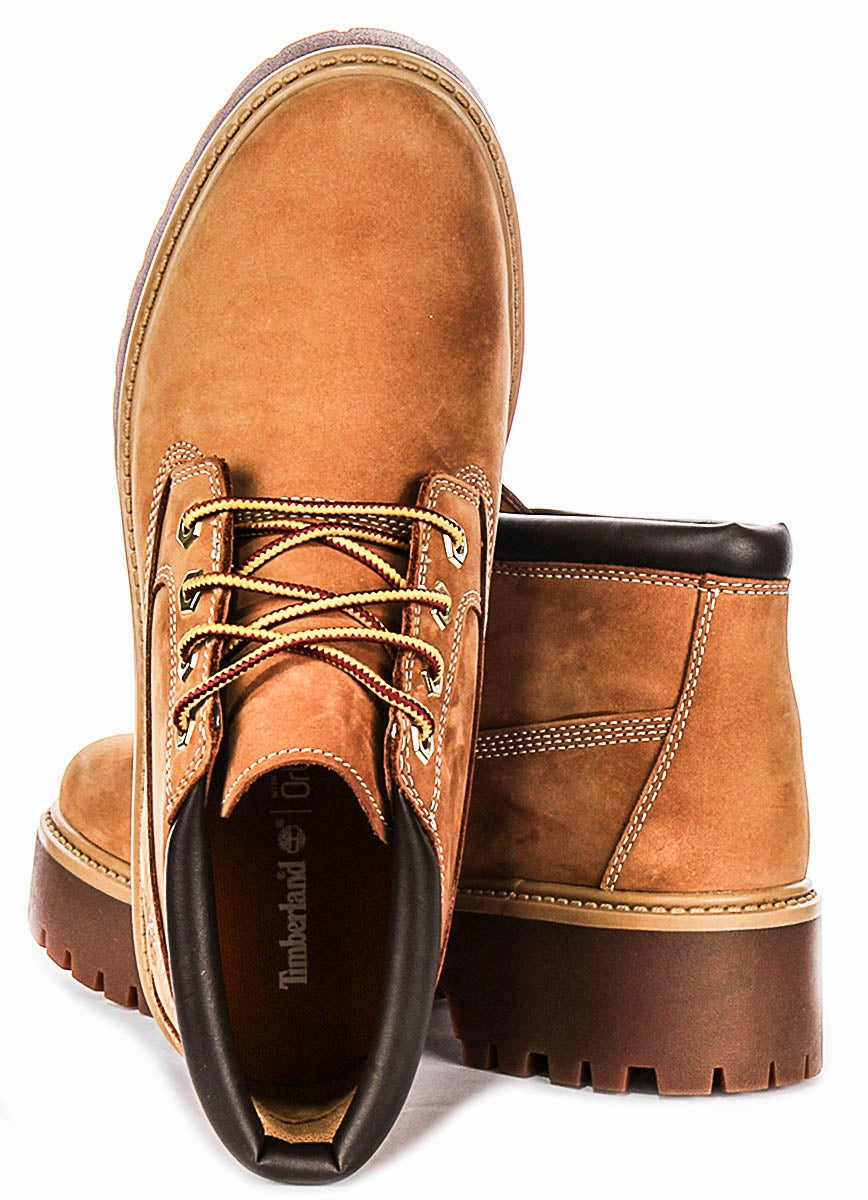 Timberland Stone Street A5Rf9 Platform In Wheat For Women Trail Gloves