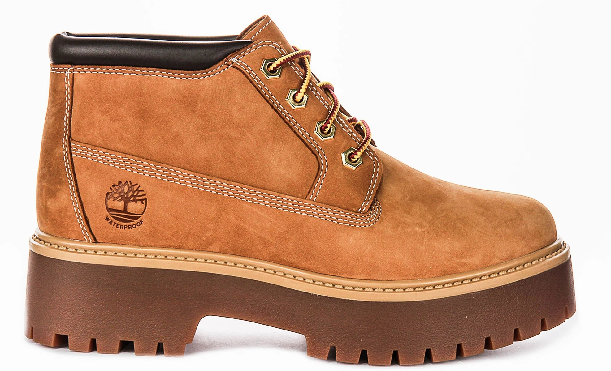 Timberland Stone Street A5Rf9 Platform In Wheat For Women Trail Gloves