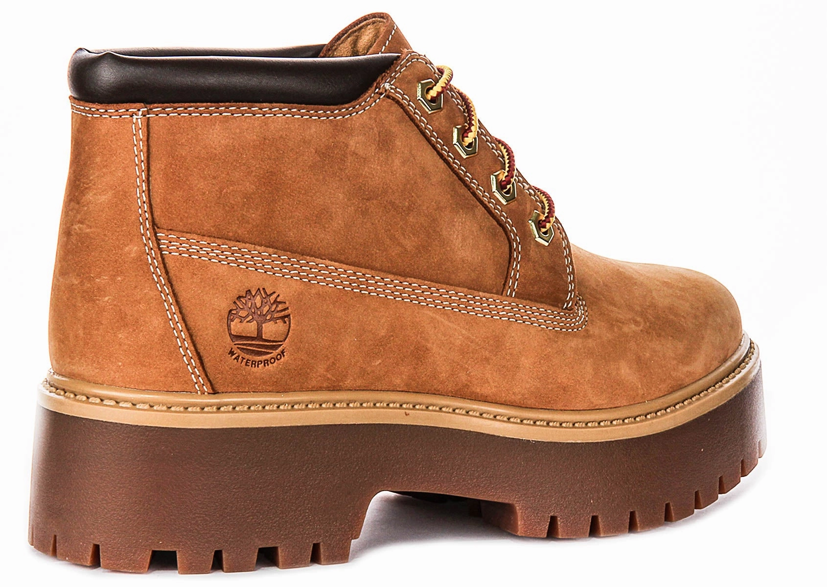 Timberland Stone Street A5Rf9 Platform In Wheat For Women Trail Gloves
