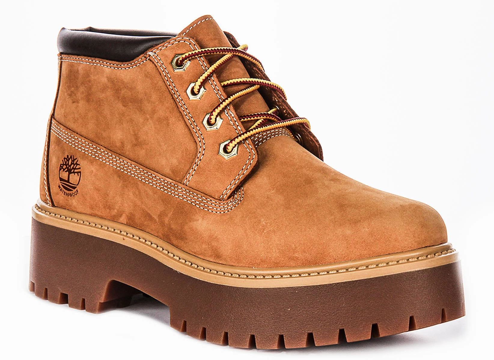 Timberland Stone Street A5Rf9 Platform In Wheat For Women Fast Fit Hiker Gear