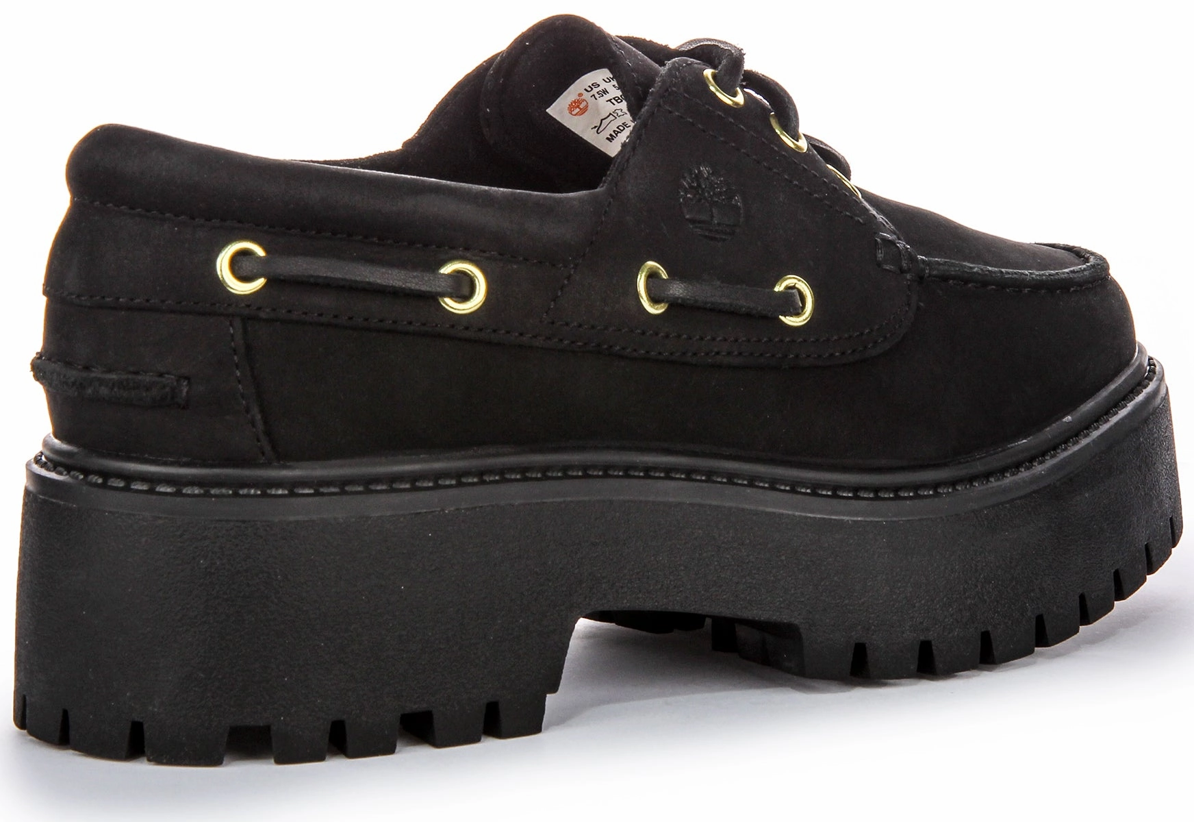 Timberland Stone Street Boat Shoe A6Ave In Black For Women Bold Step