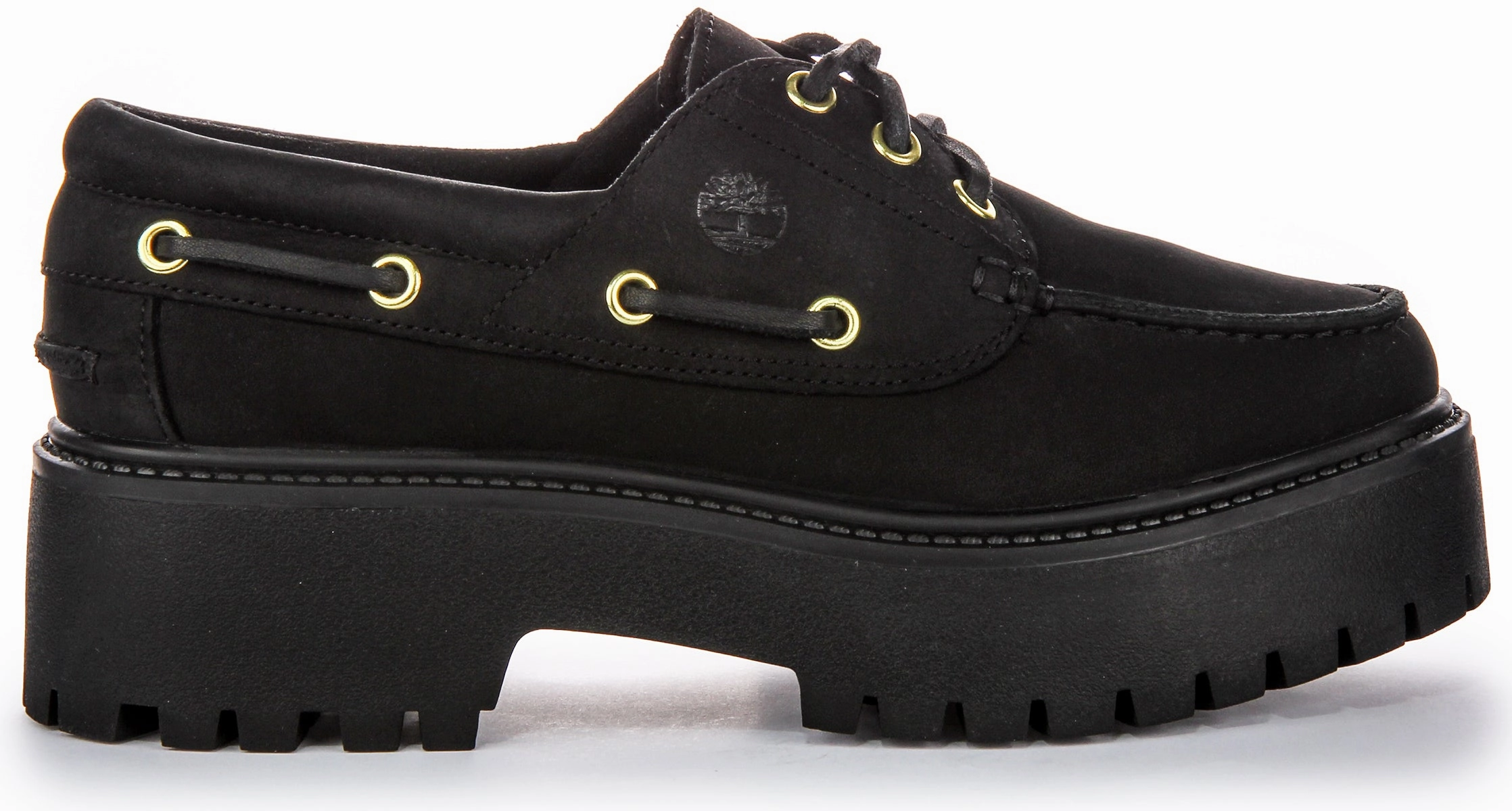 Timberland Stone Street Boat Shoe A6Ave In Black For Women Bold Step