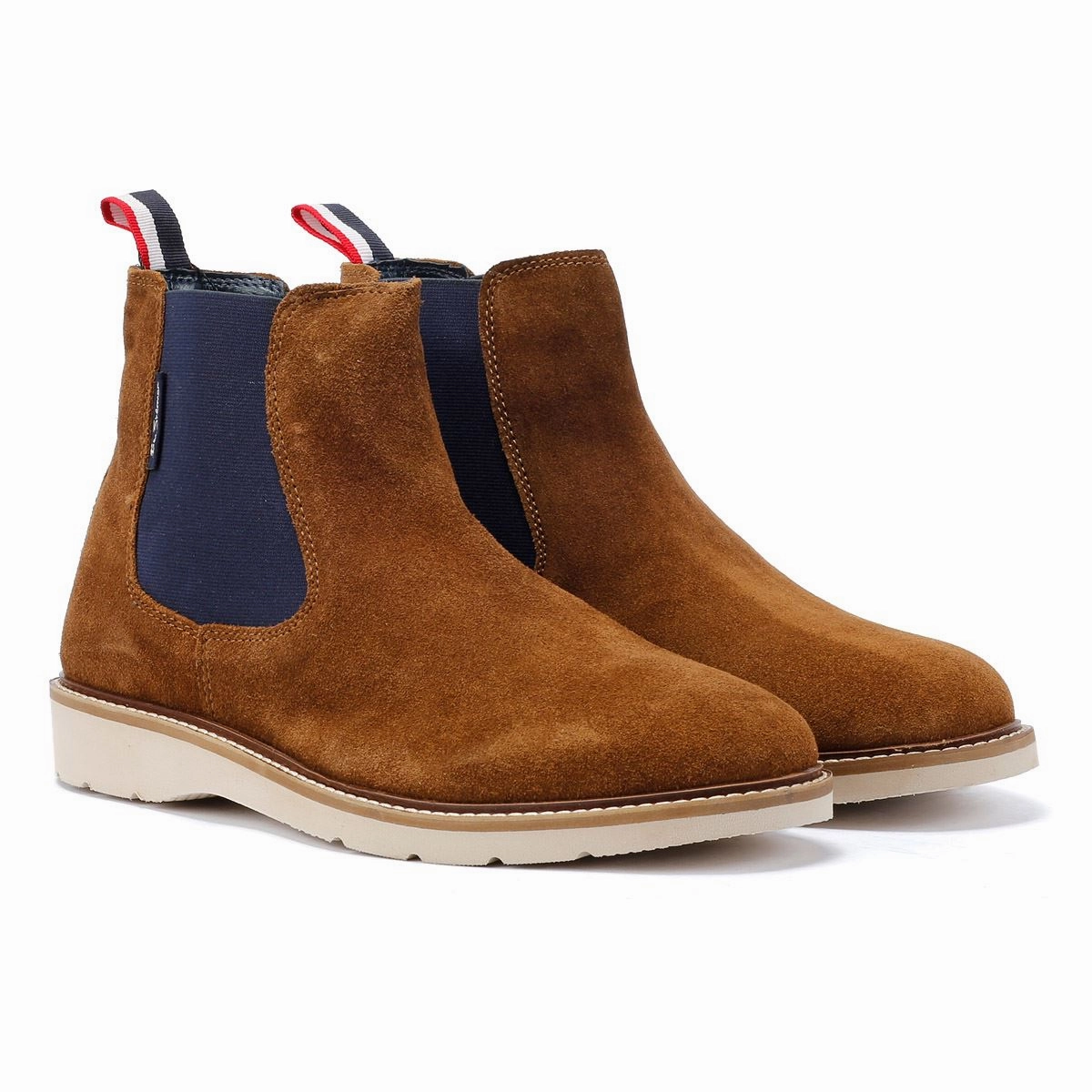 Adjustable Strap Smart Design Ben Sherman Hampton Suede Men's Tan Boots