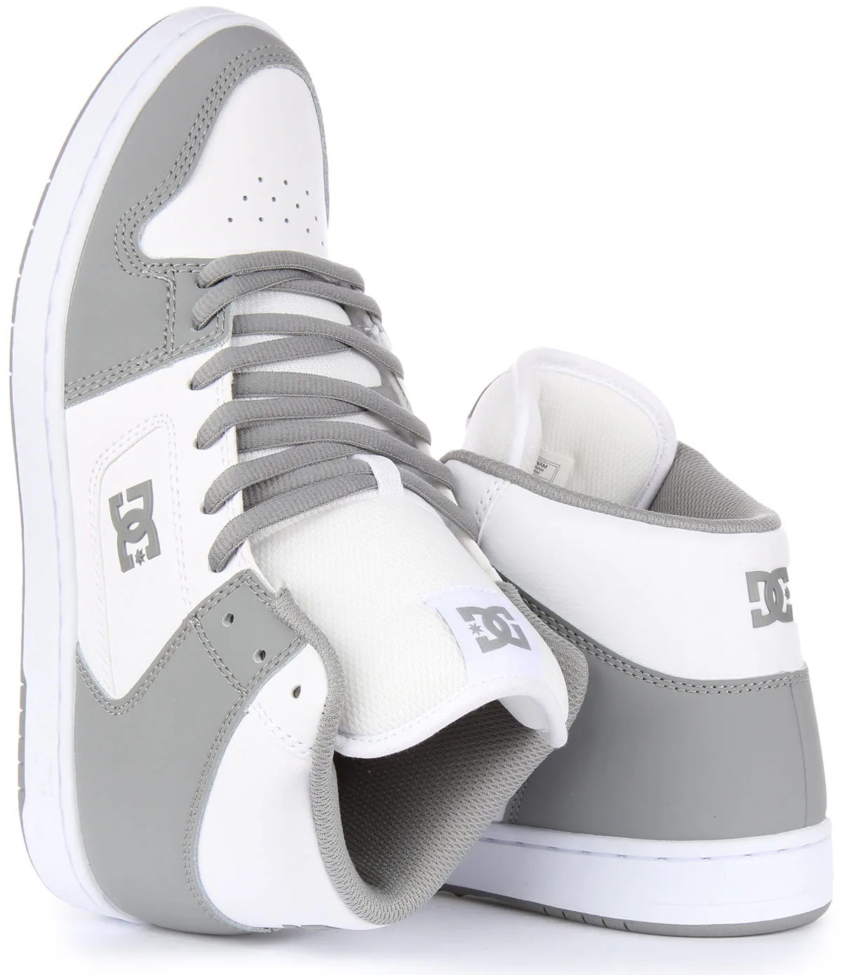 Toe Bumper Dc Shoes Manteca 4 Hi In White Grey For Men