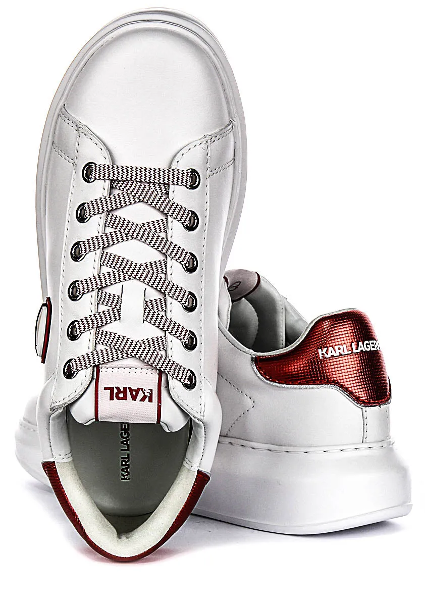 Toe Freedom Karl Lagerfeld NFT Metal mesh In White Red For Women