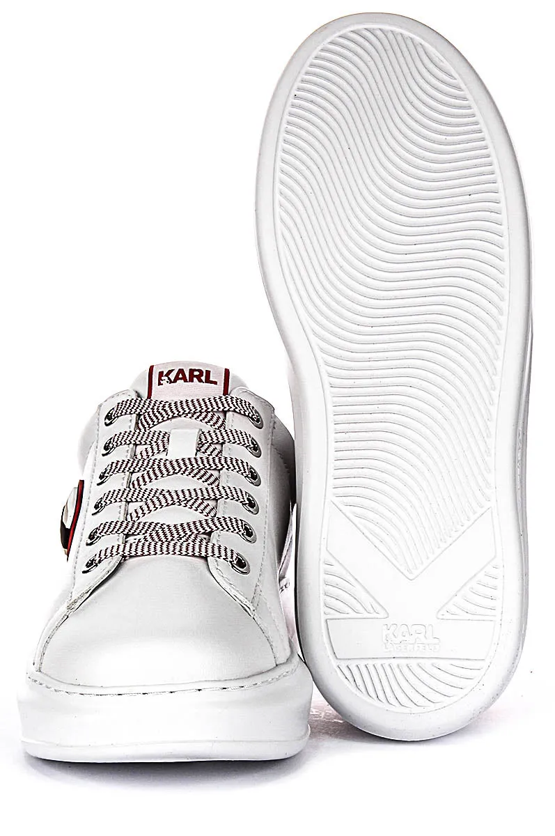 Toe Freedom Karl Lagerfeld NFT Metal mesh In White Red For Women