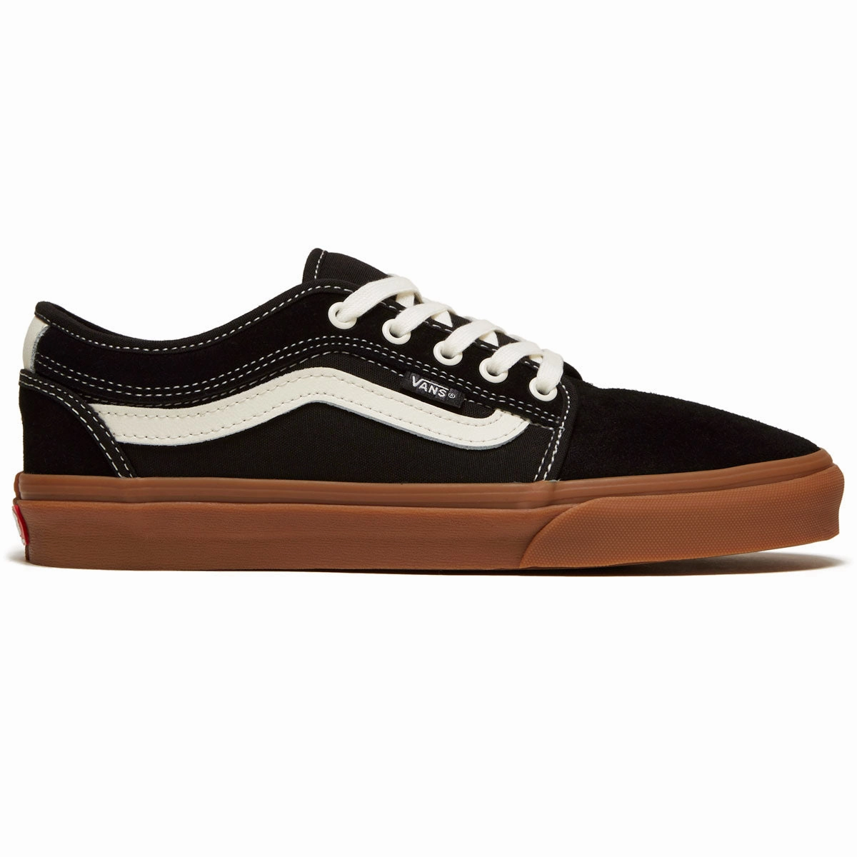 Toe Guard Pro Vans Chukka Low Sidestripe Shoes - Black/Gum