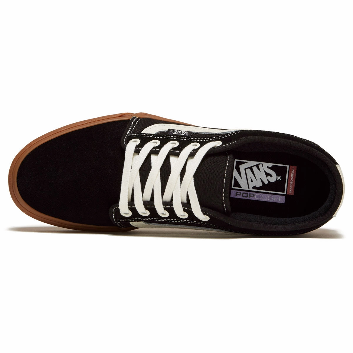 Toe Guard Pro Vans Chukka Low Sidestripe Shoes - Black/Gum