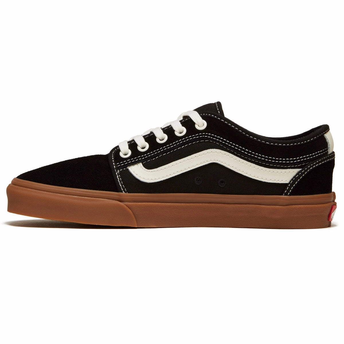 Toe Guard Pro Vans Chukka Low Sidestripe Shoes - Black/Gum