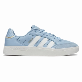 Lifestyle Choice Adidas Tyshawn Low Shoes - Clear Sky/Core White/Gold Metallic