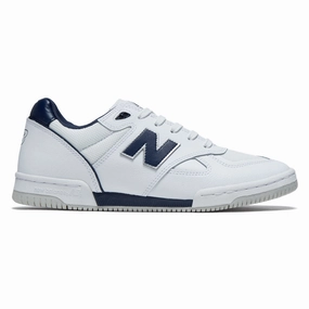 New Balance 600 Tom Knox Shoes - White/Navy Urban Chic Cushion Insole