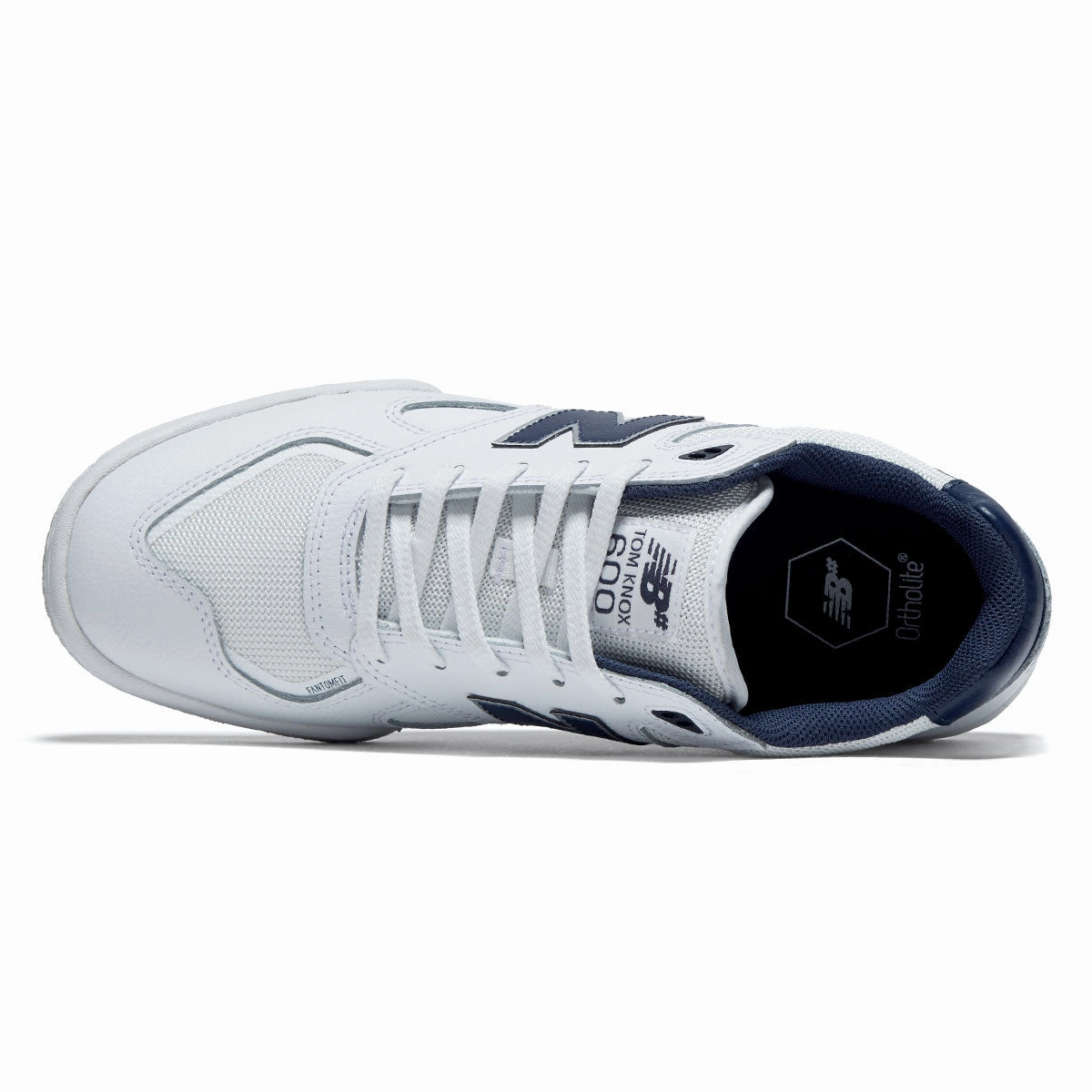 Toe Protect New Balance 600 Tom Knox Shoes - White/Navy