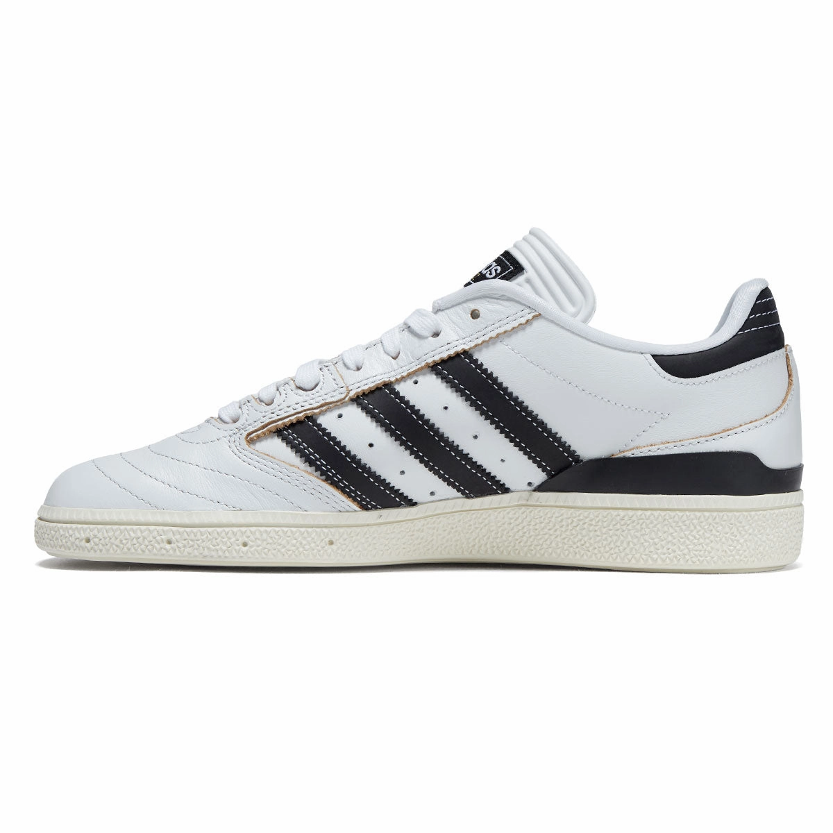 Toe Secure Max Adidas Busenitz Shoes - Crystal White/Core Black/Off White