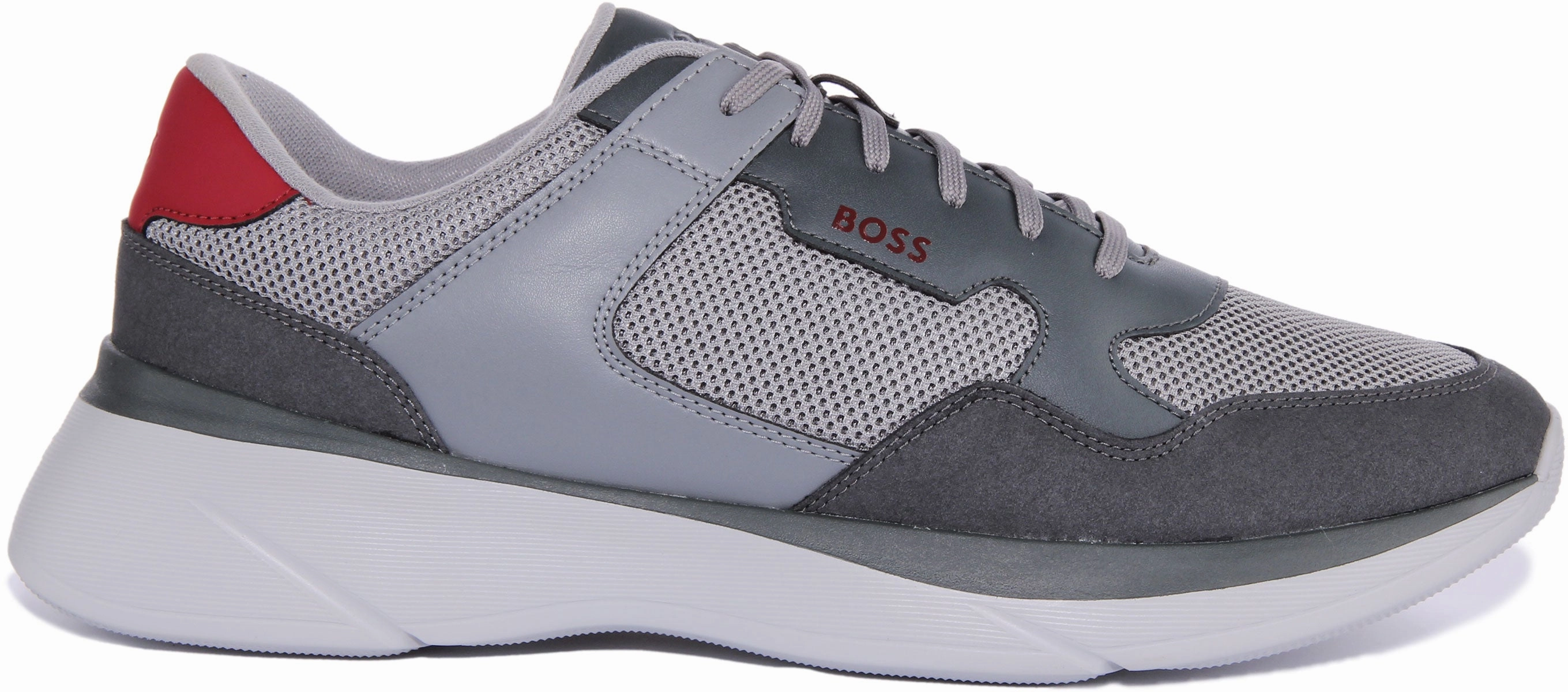 toe spring Boss Dean Runner Memx In Dark Grey For Men