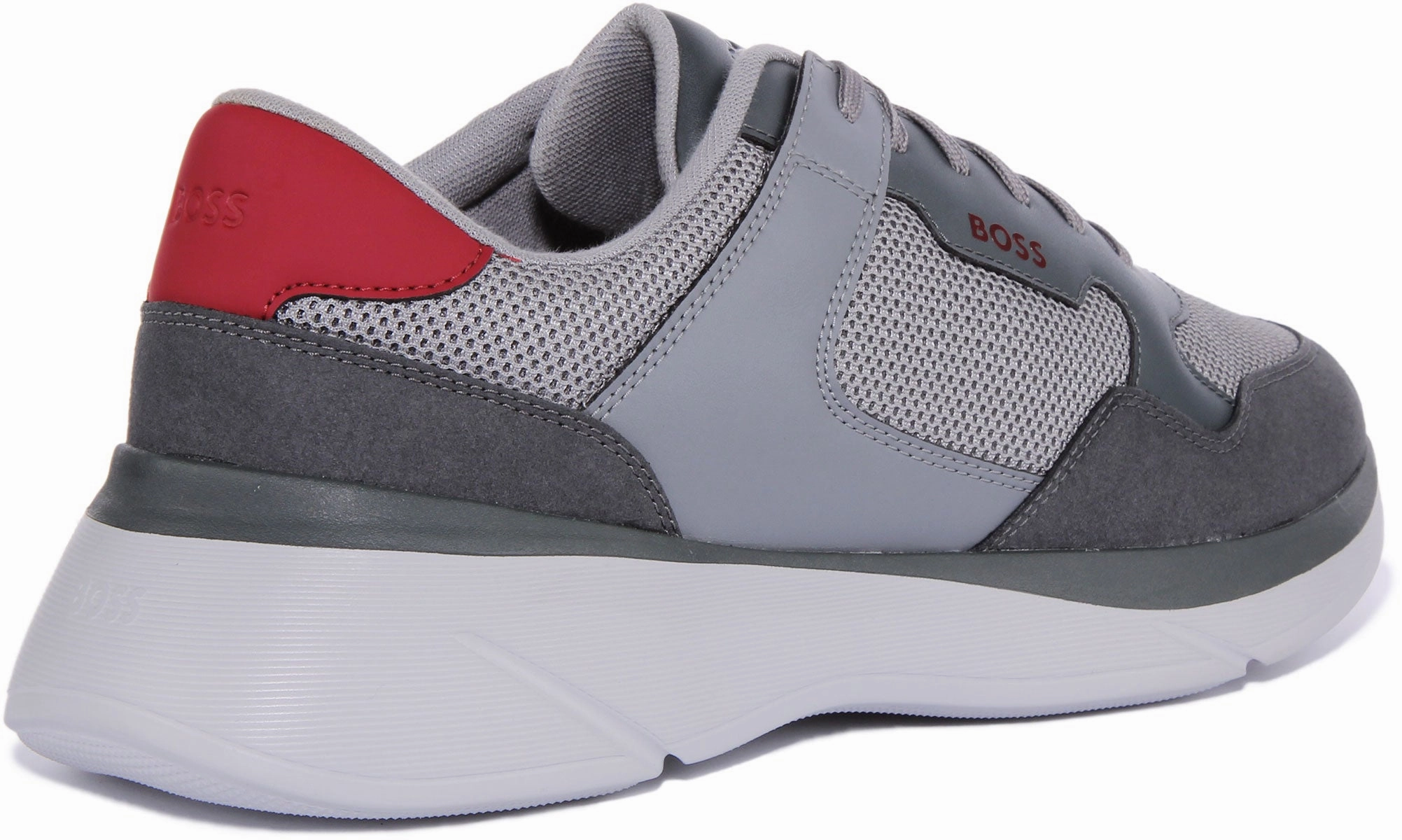 toe spring Boss Dean Runner Memx In Dark Grey For Men