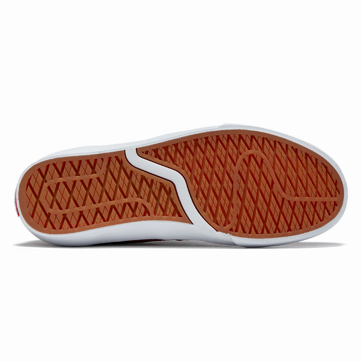 Toe Turn Vans Skate Curren Caples Shoes - Red/White