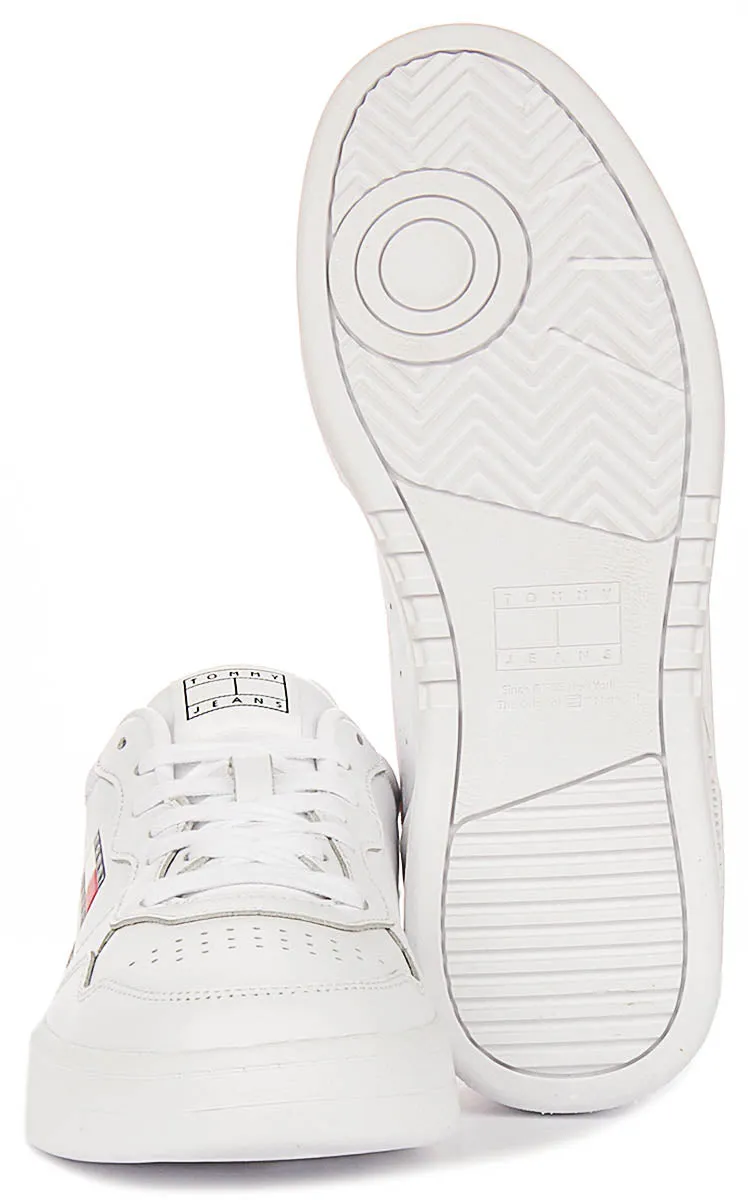 Tommy Cupsole Essential In White For Men Sleek Design
