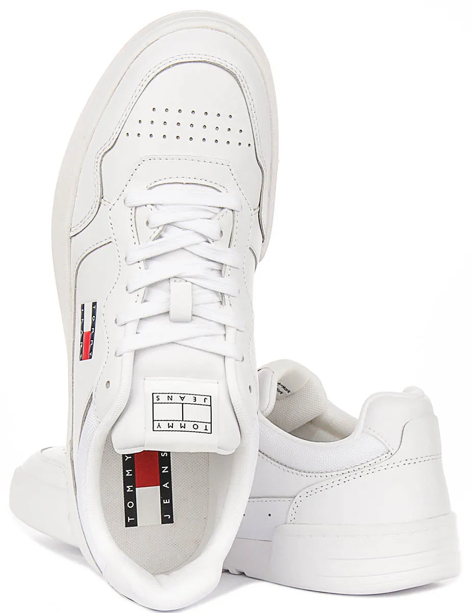 Tommy Cupsole Essential In White For Men Sleek Design