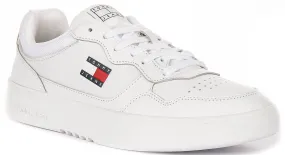 Tommy Cupsole Essential In White For Men Mesh Upper