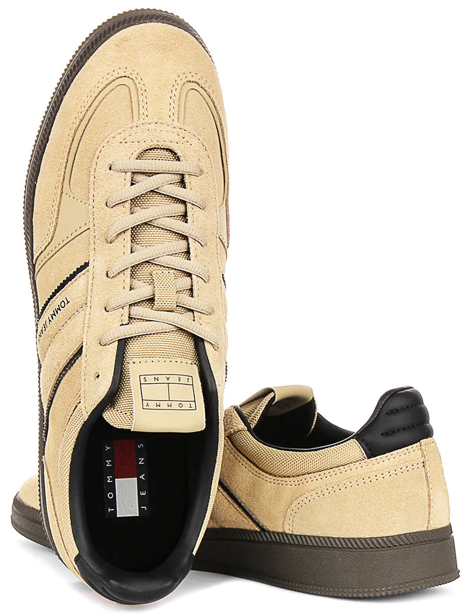 Tommy Greenwich Suede Sneakers In Tan For Men Power Ease