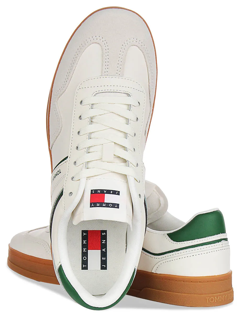 Tommy Hilfiger Greenwich Leather In White Green For Men Every Move