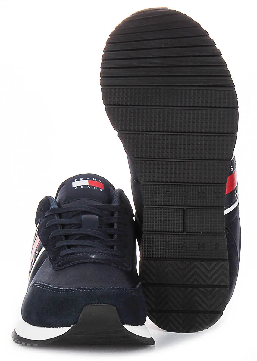 Tommy Hilfiger Runner In Navy For Men Smooth transition