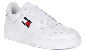 Tommy Jeans New Retro Sneaker In White For Men Custom Fit