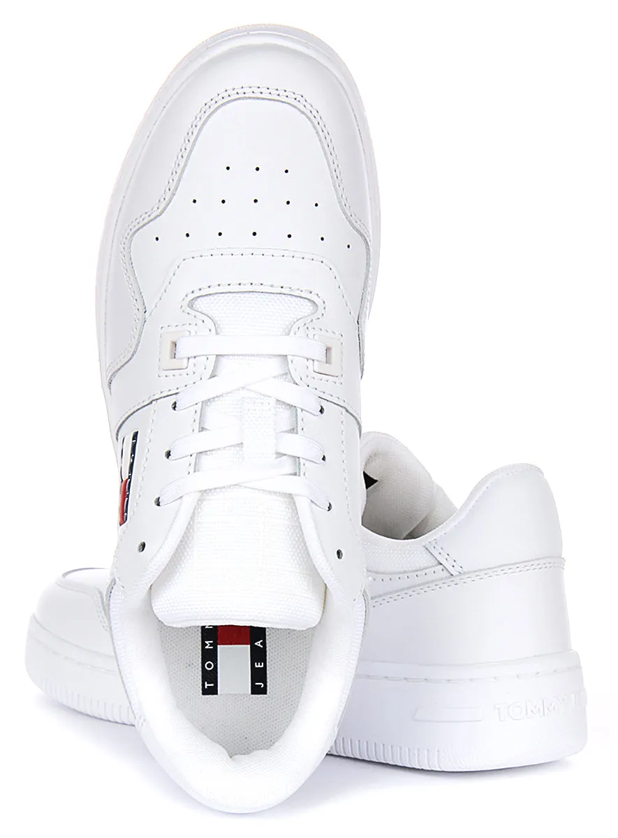 Tommy Jeans Retro Basket Sneaker In White For Women Zero gravity