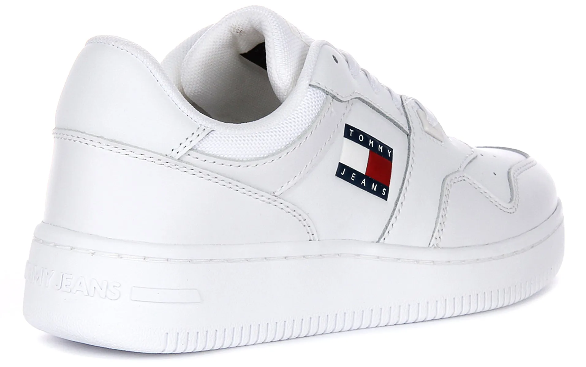 Tommy Jeans Retro Basket Sneaker In White For Women Zero gravity