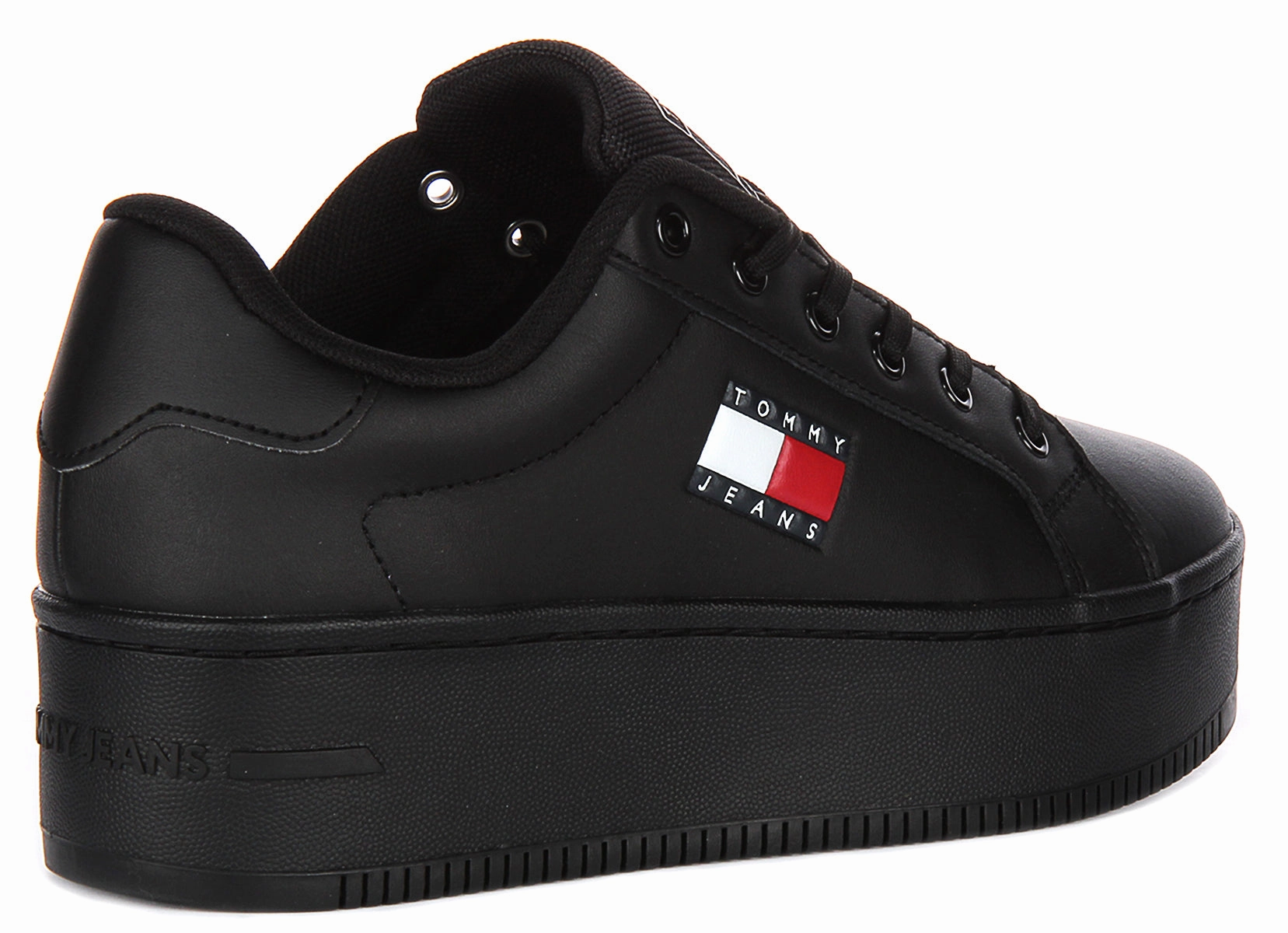 Tommy Jeans Flatform Essential In Black For Women Everyday Comfort Look