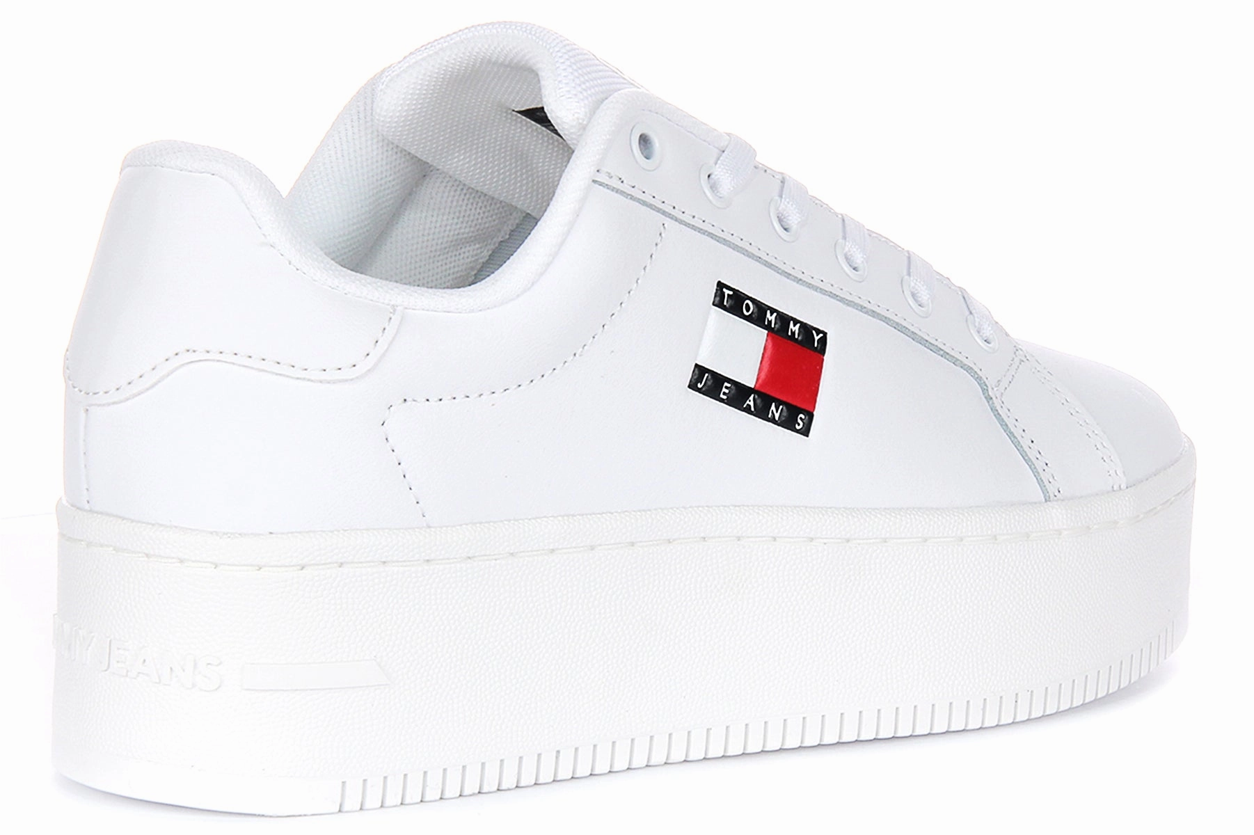Tommy Jeans Flatform Essential In White For Women Smart Sprint